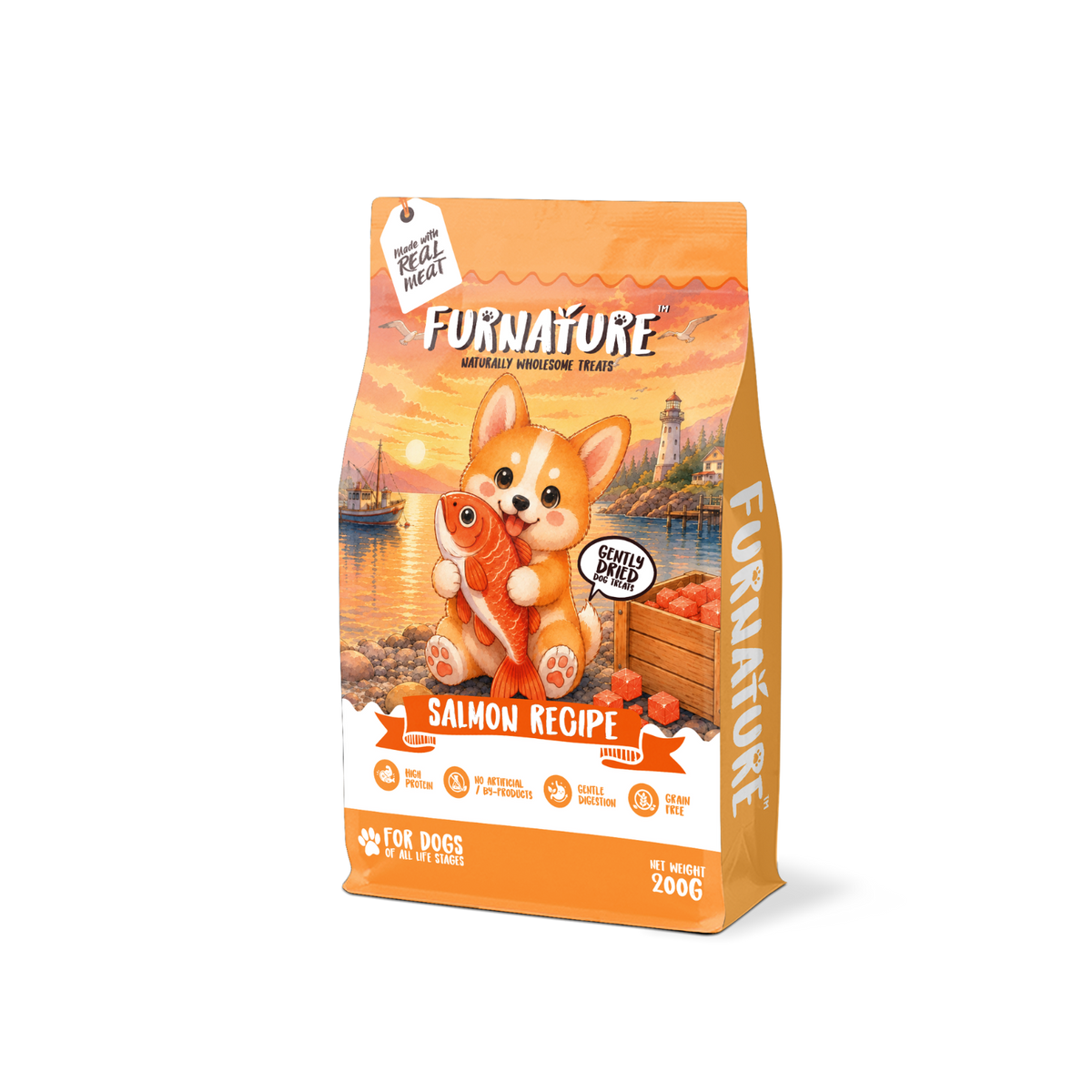 Furnature Gently Dried Dog Treat Salmon Recipe