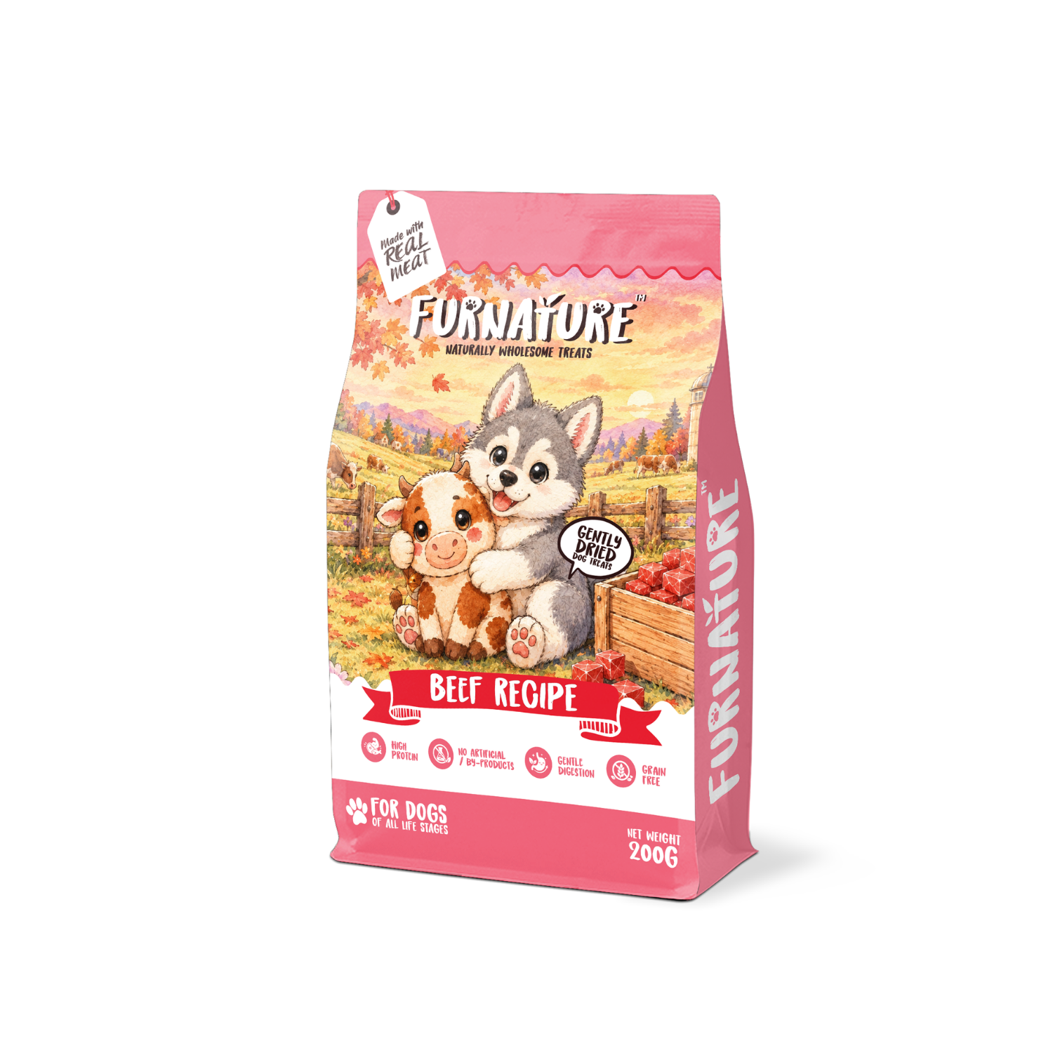 Furnature Gently Dried Dog Treat Beef Recipe