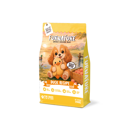 Furnature Gently Dried Dog Treat Duck Recipe
