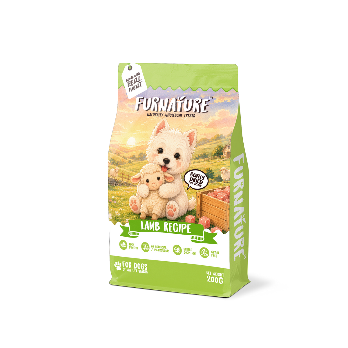 Furnature Gently Dried Dog Treat Lamb Recipe